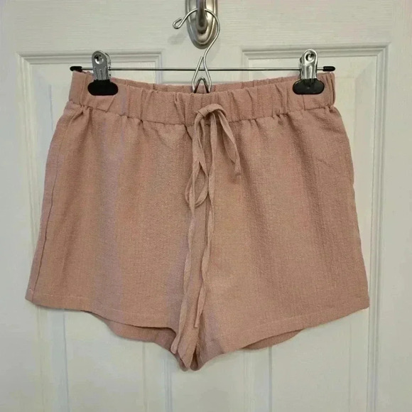 SHEIN Pants - ❤️ Shein Tan Coloured Lightweight  Seersucker Shorts
